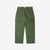 WASEW WSW-25A-011 herringbone twill mechanic pants sage green made in Japan straight fit work pants front view