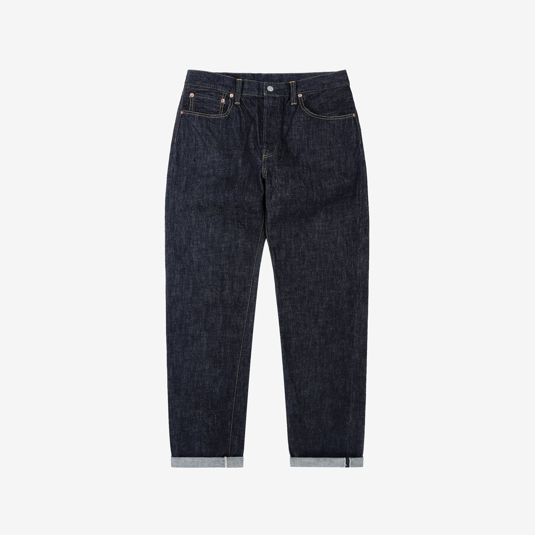 Omoto Denim 0615 13.5oz selvedge denim relaxed tapered jeans made in Japan front