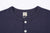 Warehouse Lot 4601 Shadow Border Slub Yarn Henley T-Shirt Made in Japan Eggplant Neck Detail