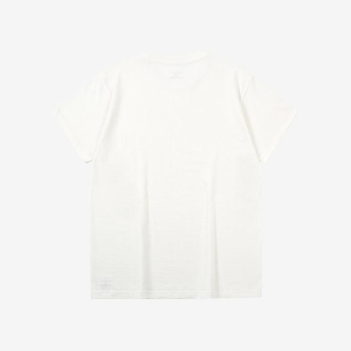 WASEW WSW-001-20 6.2oz Loopwheeled Pack T-Shirt in crew neck, made from custom loopwheeled jersey in Wakayama Japan back view
