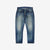 Fullcount 1103 Badass selvedge denim used wash relaxed tapered jeans Japan exclusive front