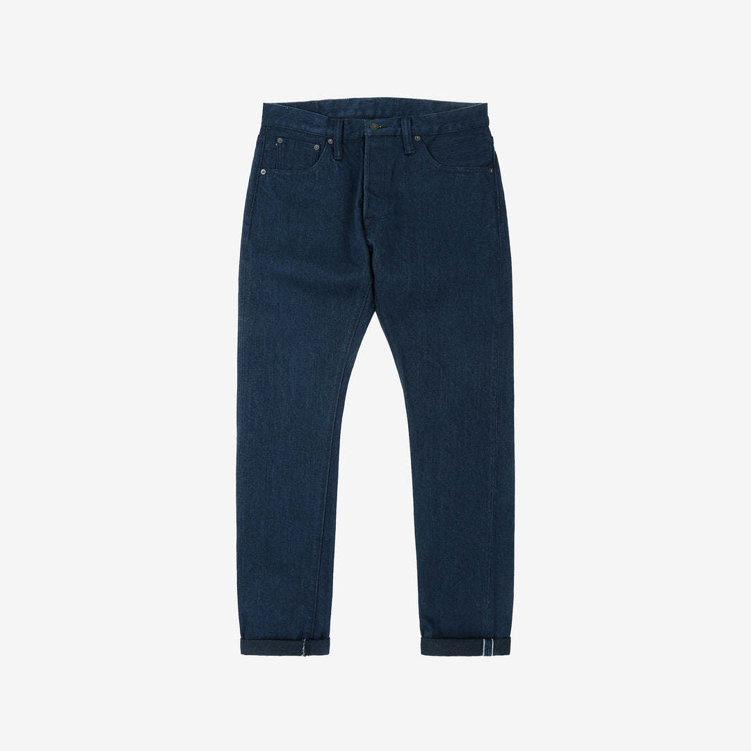 Pure Blue Japan OCE-019 14oz Oceanic Indigo Selvedge Jeans – Front View