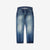 Fullcount 1101 Badass selvedge denim used wash regular straight jeans Japan exclusive front