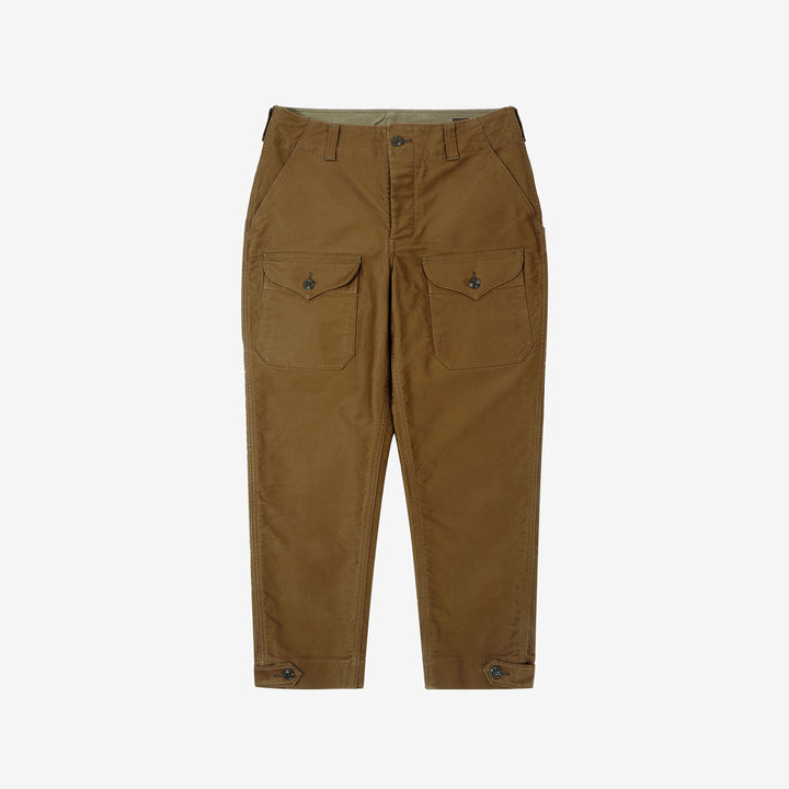 Freewheelers S-8 Aviators trousers jungle cloth sepia brown military flight pants Japan front