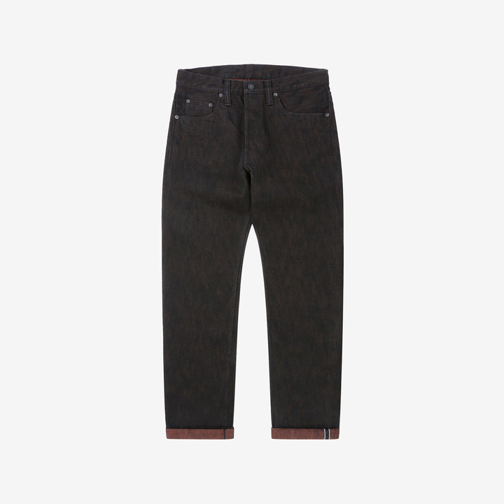 Pure Blue Japan extra slub denim black persimmon selvedge jeans Japan front