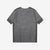 Stevenson Overall Co. SH Side Flex Loopwheeled Henley Neck T-Shirt Heather Gray Made In Japan back view