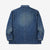 Fullcount 2051HW indigo wabash chore jacket used wash workwear denim jacket Japan back