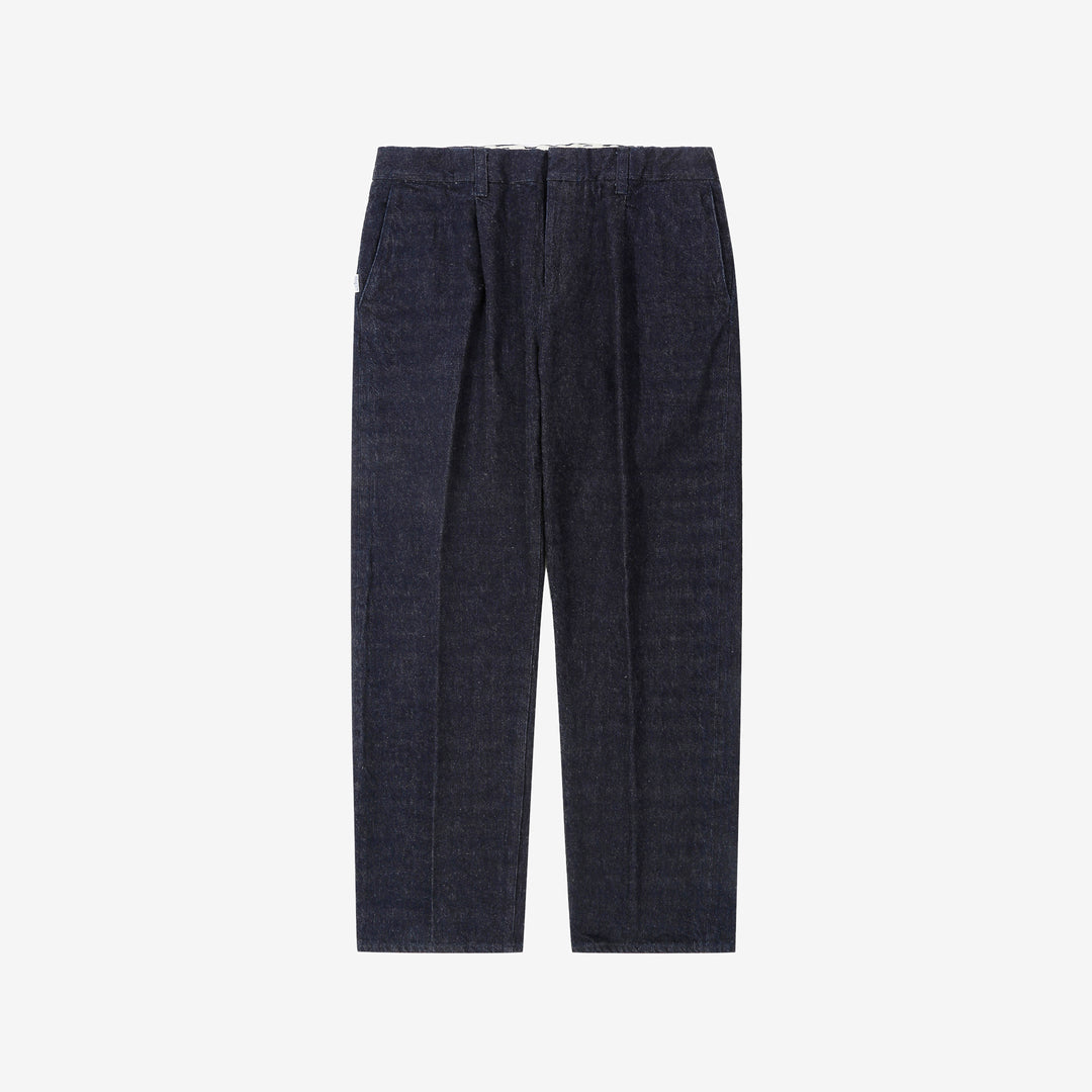 Sugar & Co SGR-S01 12oz selvedge indigo denim gentle pants front view
