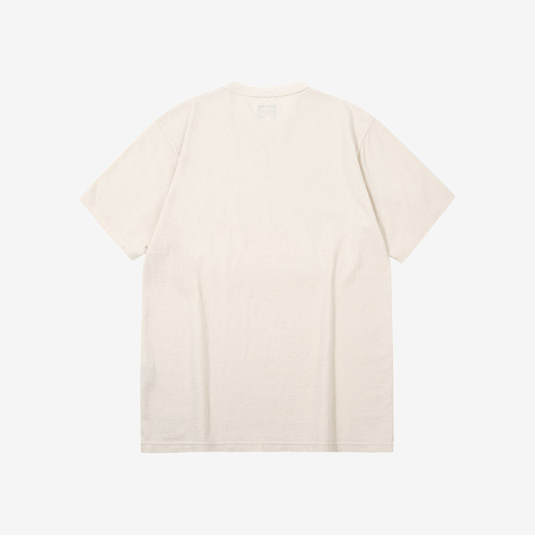 Dalee’s & Co. RGT1920 7oz Wakayama loopwheel jersey T-shirt back view natural