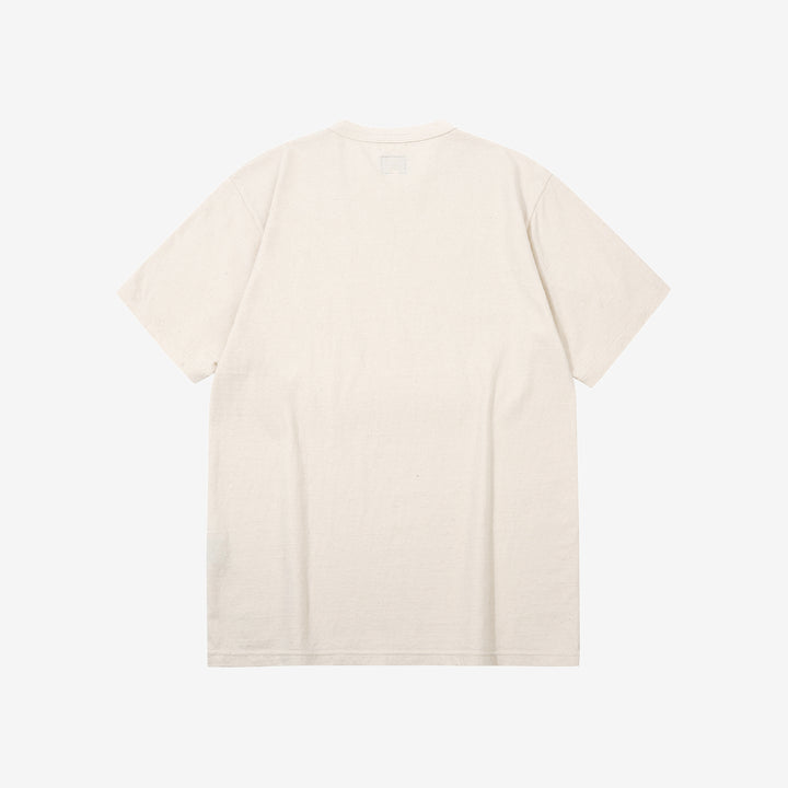 Dalee’s & Co. RGT1920 7oz Wakayama loopwheel jersey T-shirt back view natural