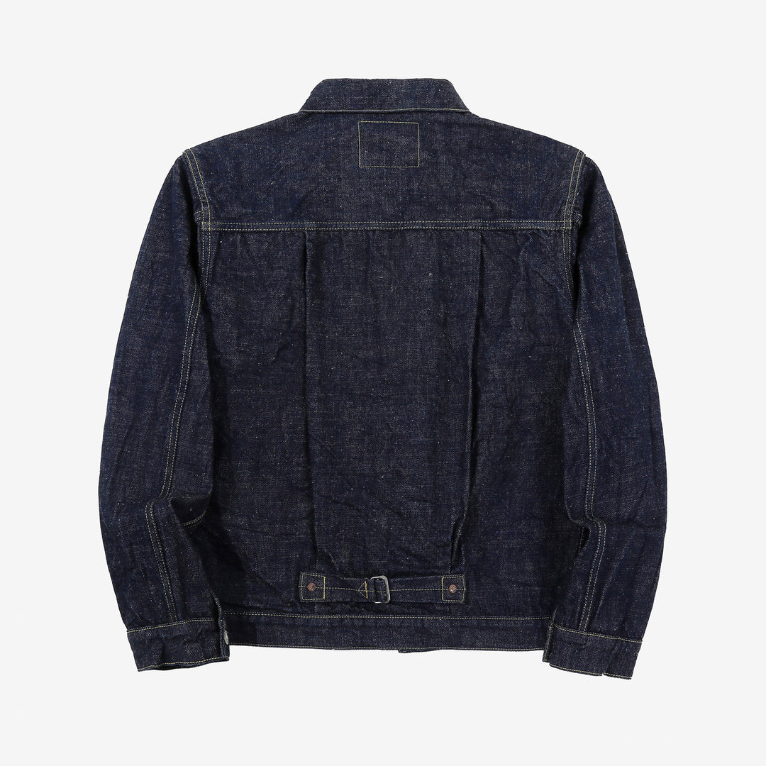 Samurai Jeans S554HX 15.8oz GL3 Samurai Cotton Selvedge Denim Type 1 Jacket - Back View