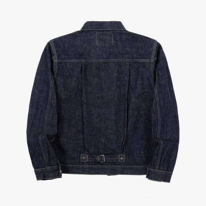 Samurai Jeans S554HX 15.8oz GL3 Samurai Cotton Selvedge Denim Type 1 Jacket - Back View
