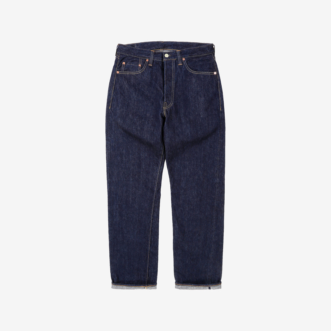 Freewheelers Vanishing West Lot 601XX 1947 selvedge denim jeans regular straight fit indigo Japan front