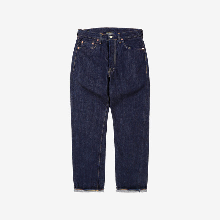 Freewheelers Vanishing West Lot 601XX 1947 selvedge denim jeans regular straight fit indigo Japan front