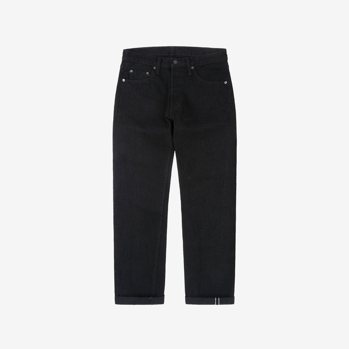 Pure Blue Japan black selvedge denim XX-003 regular straight jeans Japan front