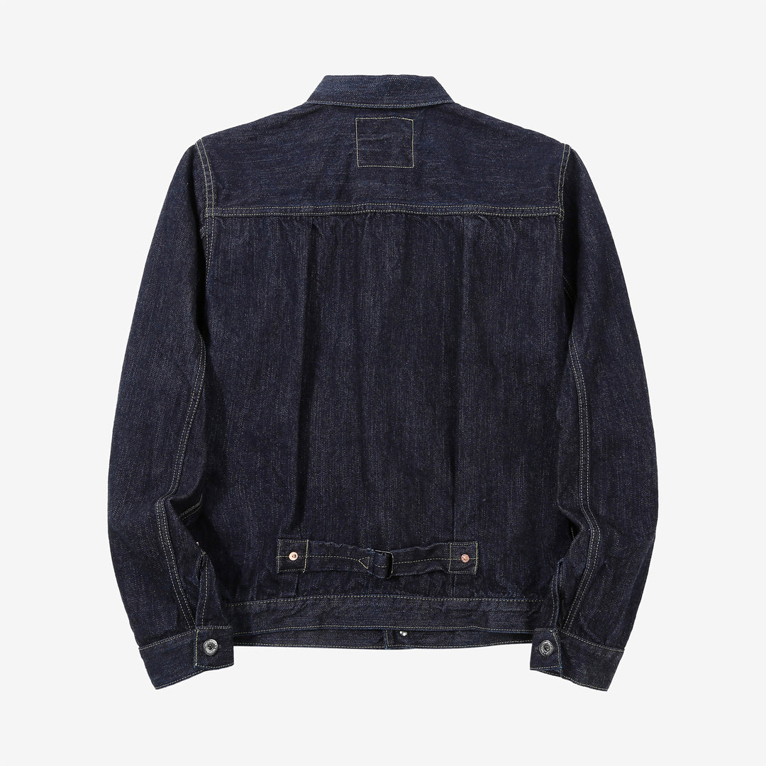 Freewheelers Vanishing West S506XX 1944-45 WW2 Type 1 selvedge denim jacket indigo Japan back