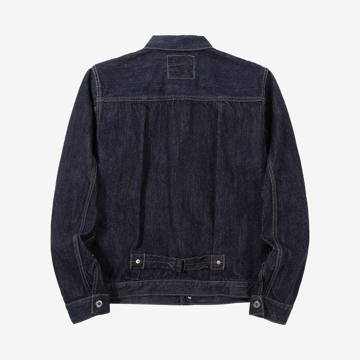 Freewheelers Vanishing West S506XX 1944-45 WW2 Type 1 selvedge denim jacket indigo Japan back