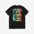 The Flat Head FN-THC-053 chopper gradation print T-shirt black back view