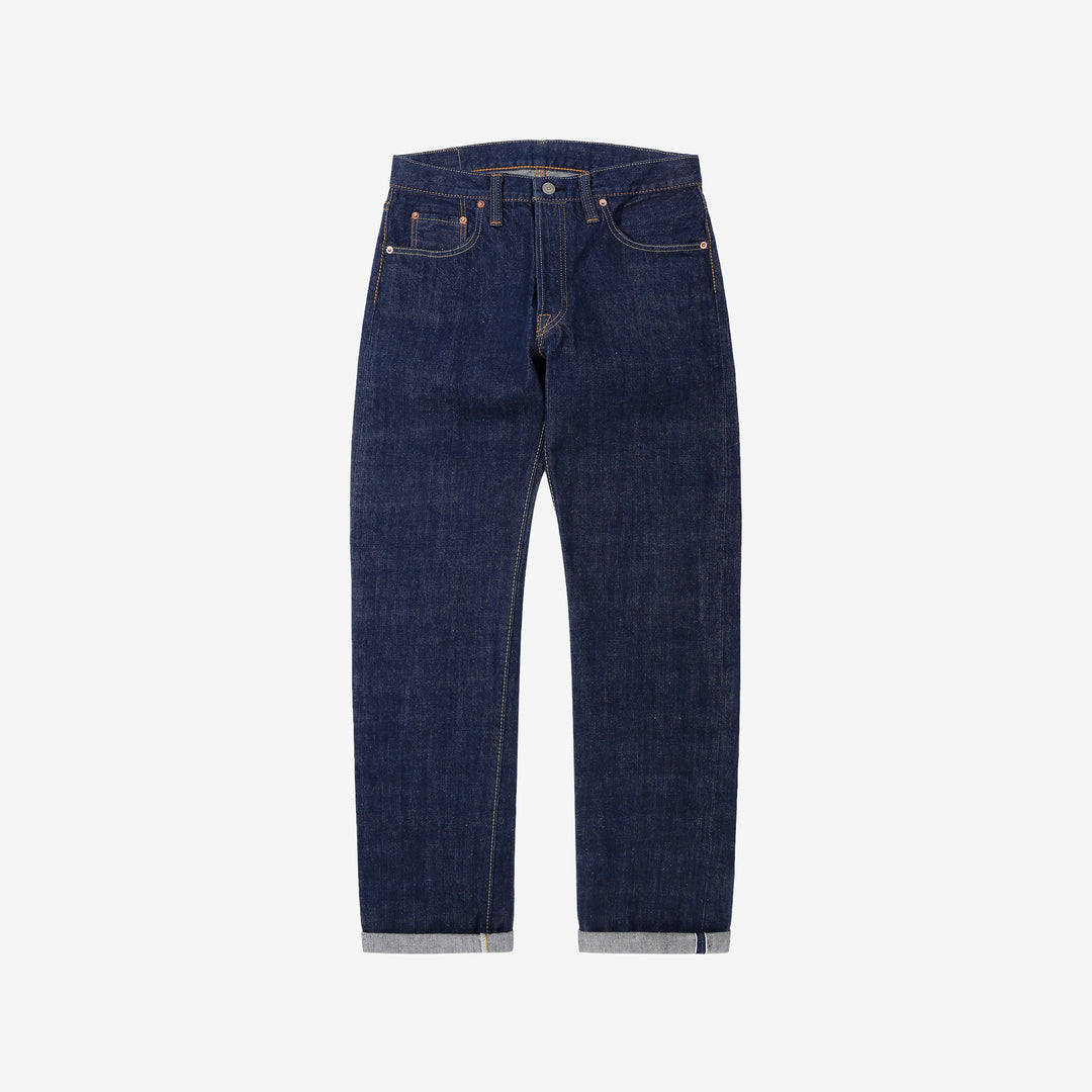 Pure Blue Japan AI-13.5oz-003　natural indigo selvedge denim regular straight jeans front