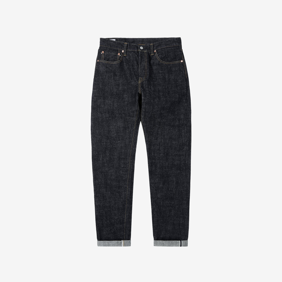 Omoto Denim 0411 15.5oz slub nep selvedge denim slim tapered jeans Japan front