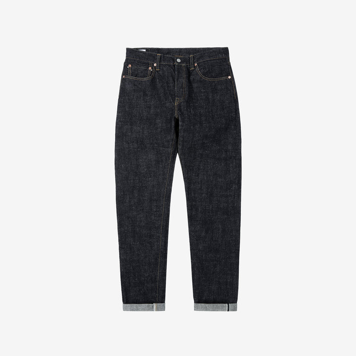 Omoto Denim 0411 15.5oz slub nep selvedge denim slim tapered jeans Japan front