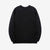 Pure Blue Japan 5409-IDBK Indigo Sweatshirt Black Overdye – Back View