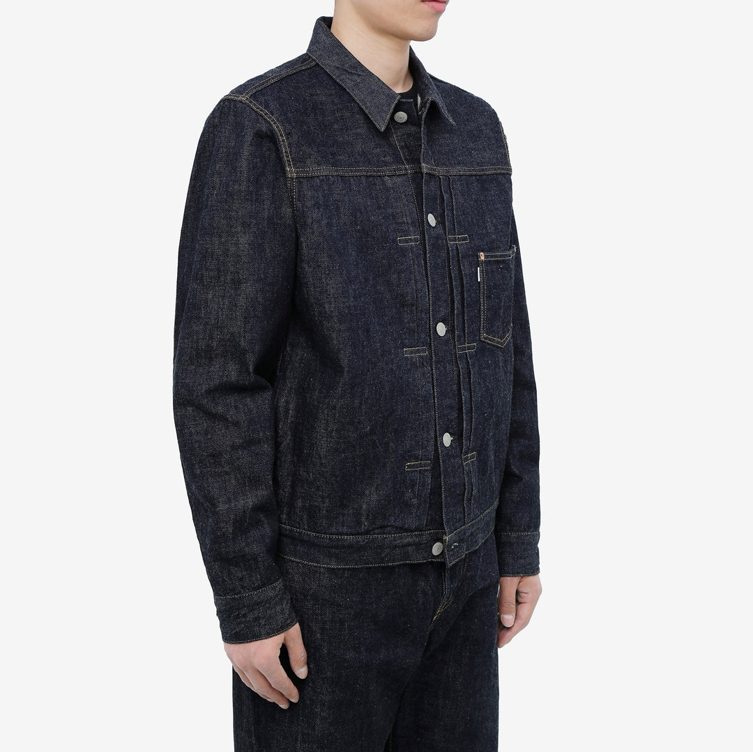 Omoto Denim 3115 13.5oz selvedge Type 1 denim jacket made in Japan wear image 2