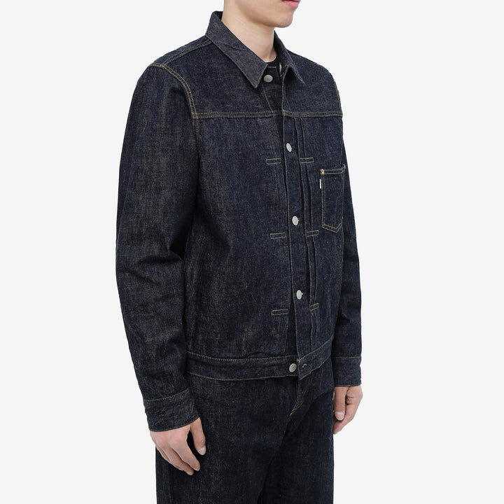 Omoto Denim 3115 13.5oz selvedge Type 1 denim jacket made in Japan wear image 2