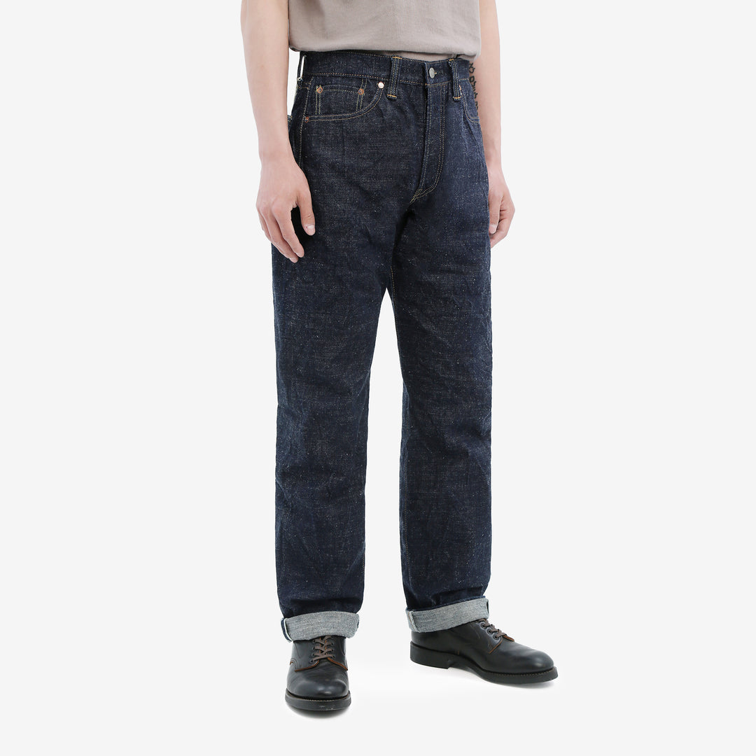 Samurai Jeans S510HXII 15.8oz selvedge denim regular straight made in Japan GL3 fabric wear image front side