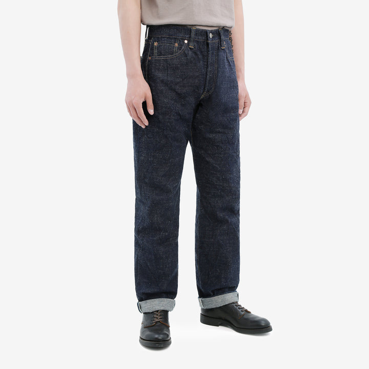 Samurai Jeans S510HXII 15.8oz selvedge denim regular straight made in Japan GL3 fabric wear image front side
