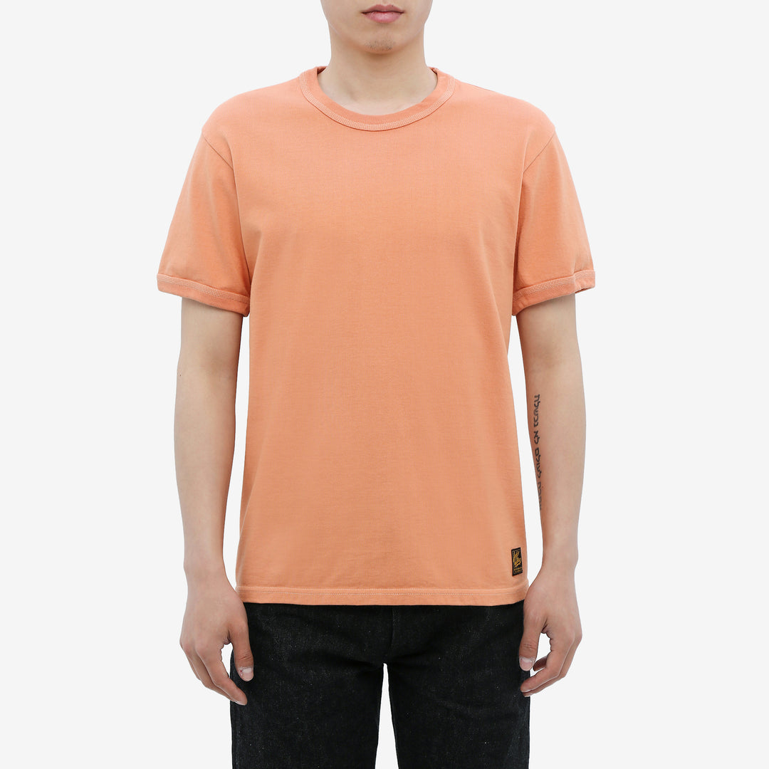 Deluxeware BSP-MNT01 10.5oz loopwheeled T-shirt with 5-needle binder neck, Mention Exclusive, made in Japan wear image front