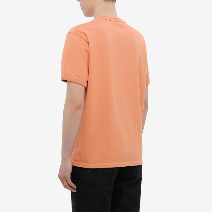 Deluxeware BSP-MNT01 10.5oz loopwheeled T-shirt with 5-needle binder neck, Mention Exclusive, made in Japan wear image side