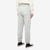 Un-Useless 170414 SWKNIT inlay knit sweatpants made in Japan tapered silhouette grey full view wear image back side view