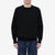 Un-Useless 170401 inlay knit crew neck sweatshirt made in Japan cotton knit wear image black