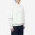 Un-Useless 170402 inlay knit mock neck sweatshirt made in Japan cotton knit wear image white front side