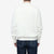 Un-Useless 170402 inlay knit mock neck sweatshirt made in Japan cotton knit wear image white back