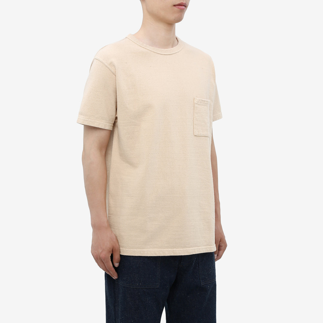 Samurai Jeans SJST-SC03 Samurai Cotton Pocket T-Shirt Wear Image Side