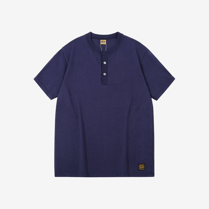Deluxeware SDHT-00 10.5oz loopwheeled henley t-shirt made in Japan heavyweight purple