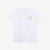 The Flat Head FN-THC-053 chopper gradation print T-shirt white front view
