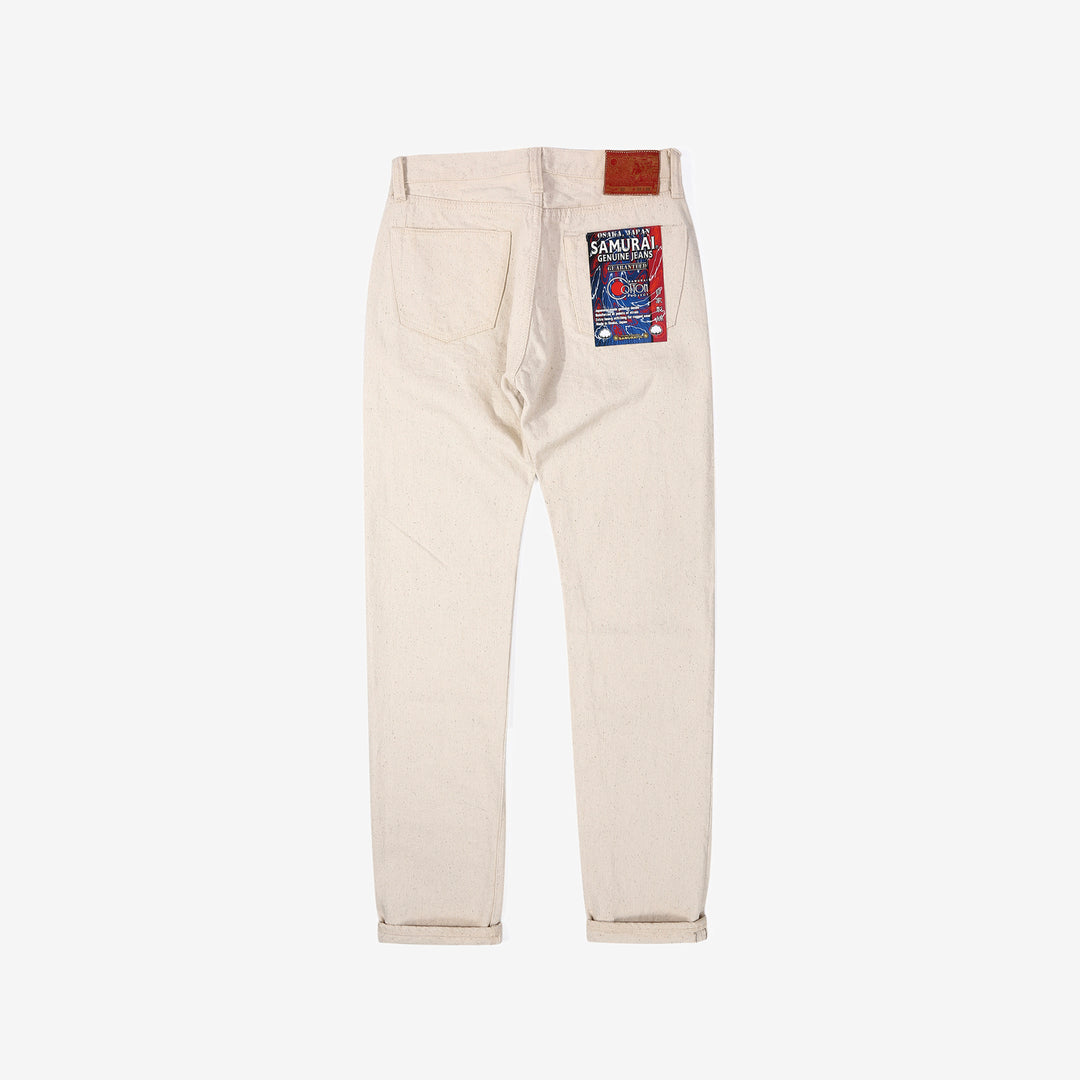 Samurai Jeans S710SC-KI 18oz Samurai Cotton selvedge denim slim straight fit back view