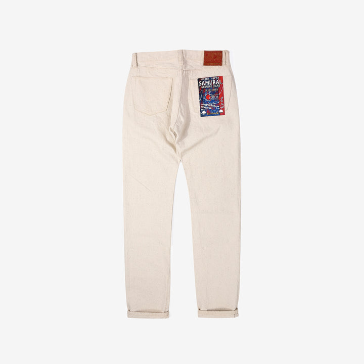 Samurai Jeans S710SC-KI 18oz Samurai Cotton selvedge denim slim straight fit back view