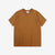 Samurai Jeans SJST-ML Tubular Solid T-Shirt - Crew Neck Brown Front