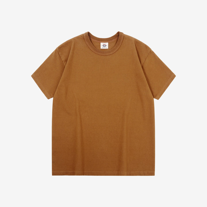Samurai Jeans SJST-ML Tubular Solid T-Shirt - Crew Neck Brown Front