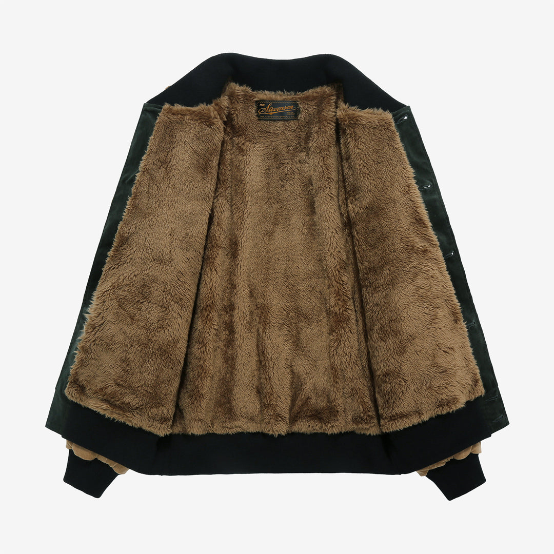 Stevenson Overall GA1 Golden Era Athletic jacket green beige lining