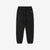 Un-Useless 170414 SWKNIT inlay knit sweatpants made in Japan tapered silhouette navy back view 