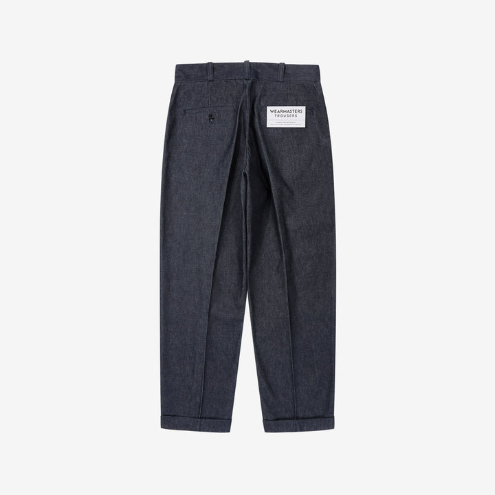 Attractions Wearmasters Lot.344 Heritage Denim Trousers Indigo – Back View