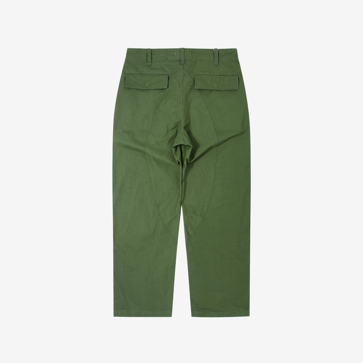 Wasew WSW-26S-011 Military Double Knee Work Pants - Olive | Made in Japan | Back View