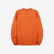 Deluxeware DXTL-00 12.5oz loopwheeled long sleeve t-shirt made in Japan ultra heavyweight oange