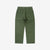 WASEW WSW-25A-011 herringbone twill mechanic pants sage green made in Japan straight fit work pants back view