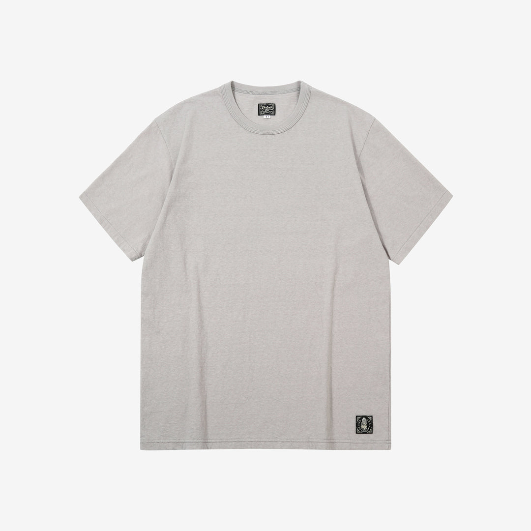 Dalee’s & Co. RGT1920 7oz Wakayama loopwheel jersey T-shirt 　grey front view